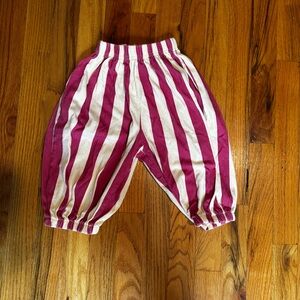 All Small Co. “Carousel Stripe Pants” in Magenta